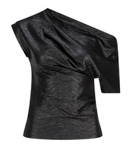 Load image into Gallery viewer, BETTE METALLIC TOP - Black
