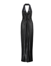 Load image into Gallery viewer, BARDOT METALLIC DRESS - BLACK
