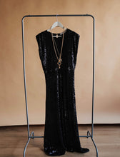 Load image into Gallery viewer, VENUS SEQUIN DRESS - BLACK By Joey The Label
