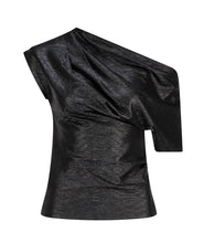 Load image into Gallery viewer, BETTE METALLIC TOP - BLACK
