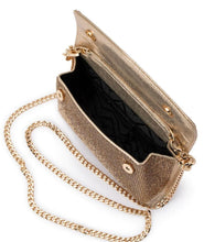 Load image into Gallery viewer, Nico Crystal Clutch Gold by Olga Berg
