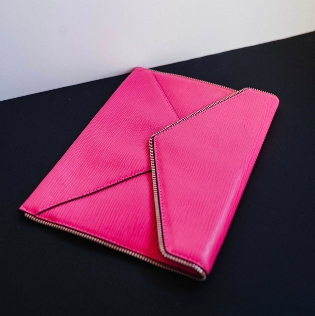 Hot Pink Envelope Clutch By Rebecca Minkoff