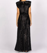 Load image into Gallery viewer, VENUS SEQUIN DRESS - BLACK By Joey The Label
