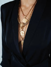 Load image into Gallery viewer, LA VENA LAYERED NECKLACES- 18 K GOLD PLATED
