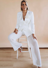 Load image into Gallery viewer, HALLIE PANT WHITE By Elle Zeitoune
