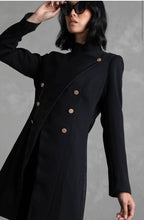 Load image into Gallery viewer, Vault Faux Leather Coat by Cazinc The Label - Preorder 12 Week Wait
