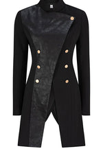 Load image into Gallery viewer, Vault Faux Leather Coat by Cazinc The Label - Preorder 12 Week Wait
