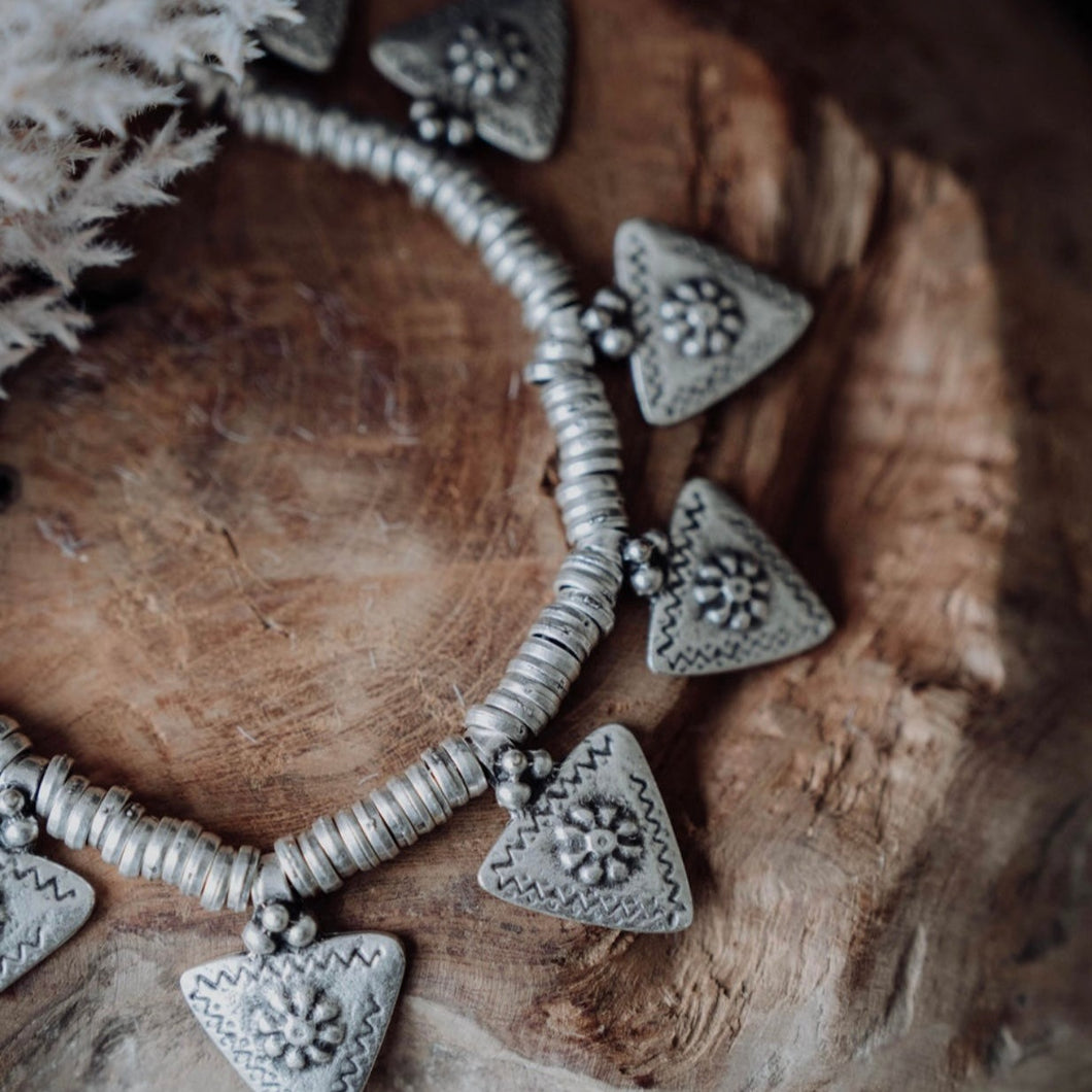 Turkish Silver Arrowhead Necklace